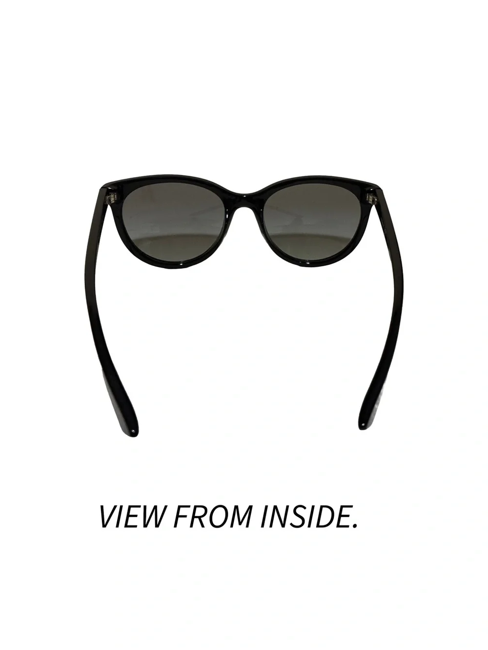 Sunglass Hut Collection Black Oversized Sunglasses with Pouch